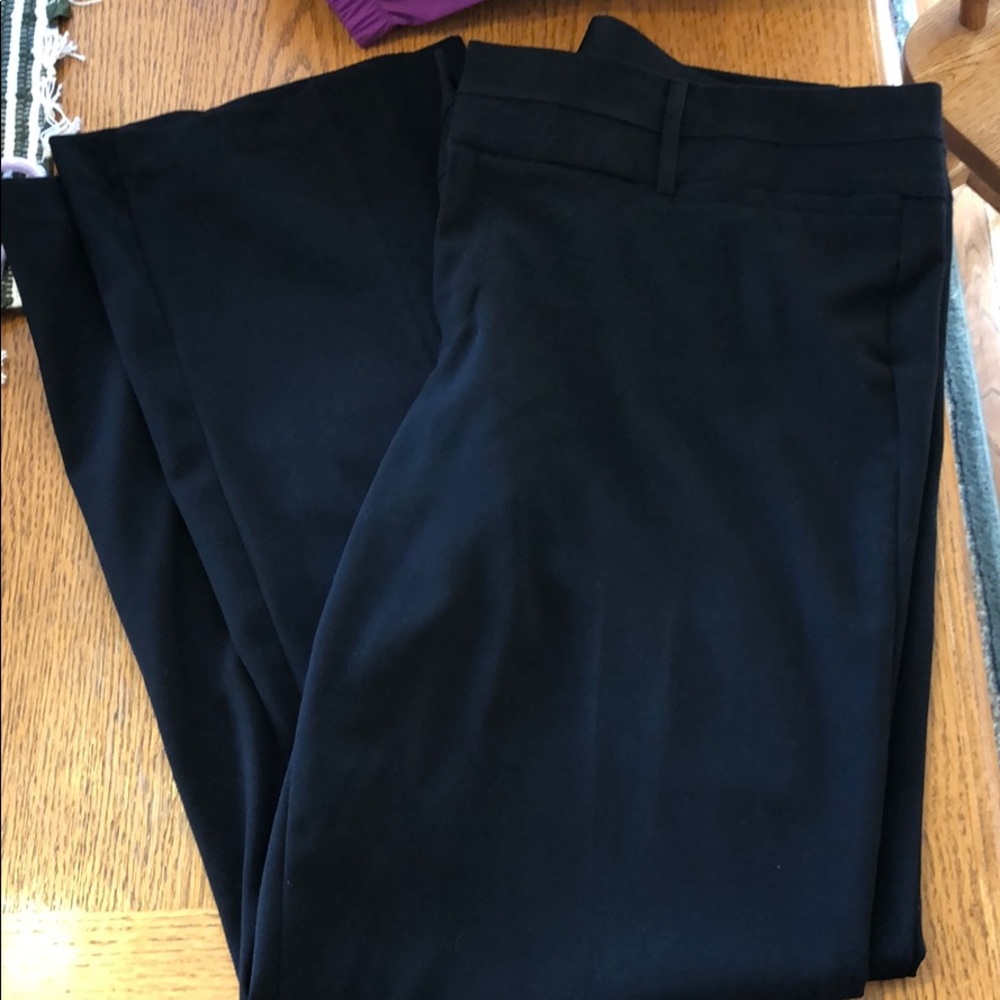 Black AB studio stretch dress pants